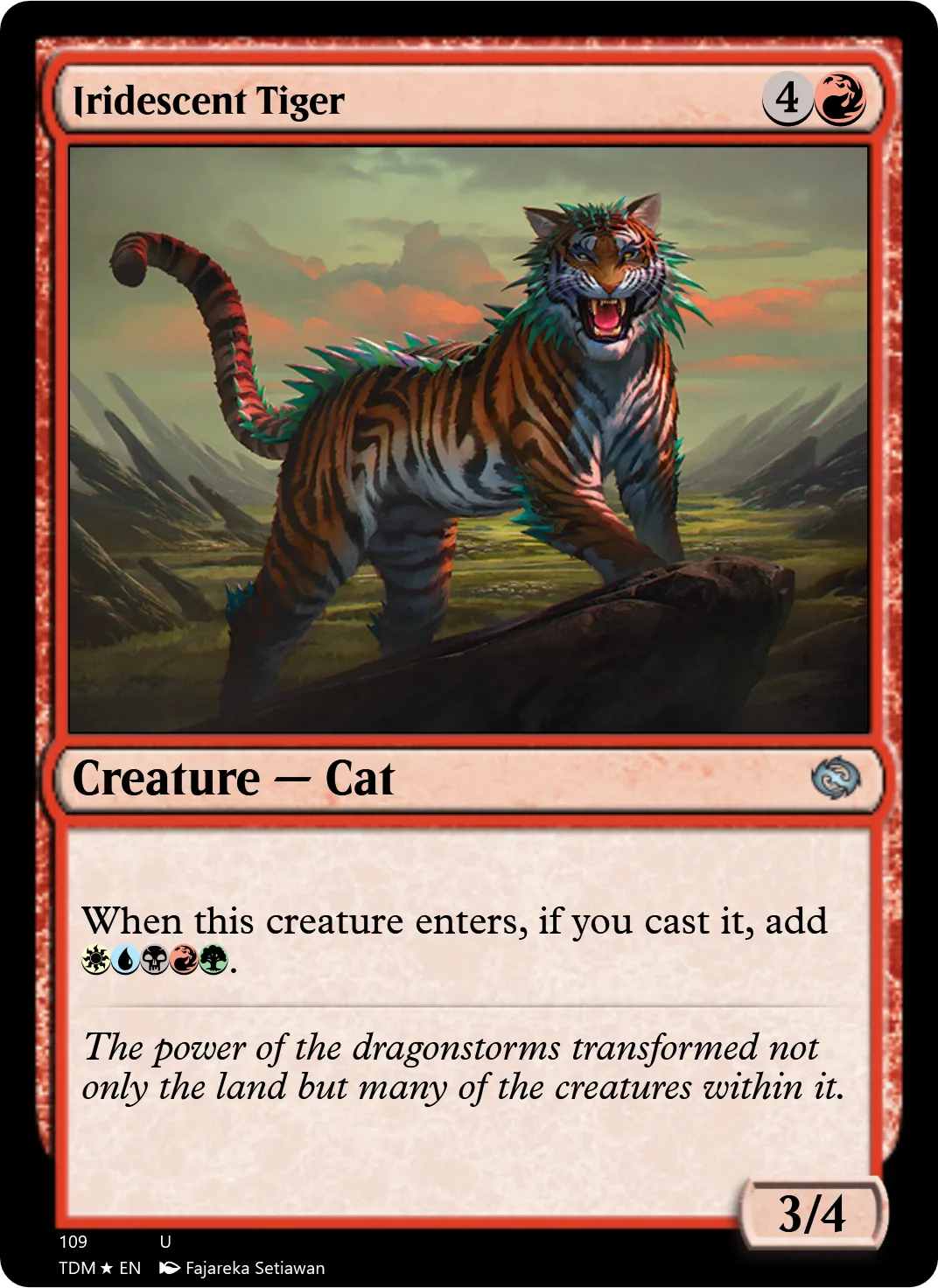 Iridescent Tiger