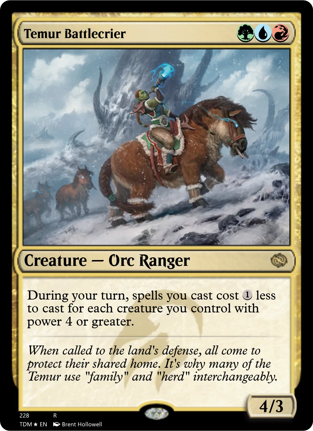 Temur Battlecrier