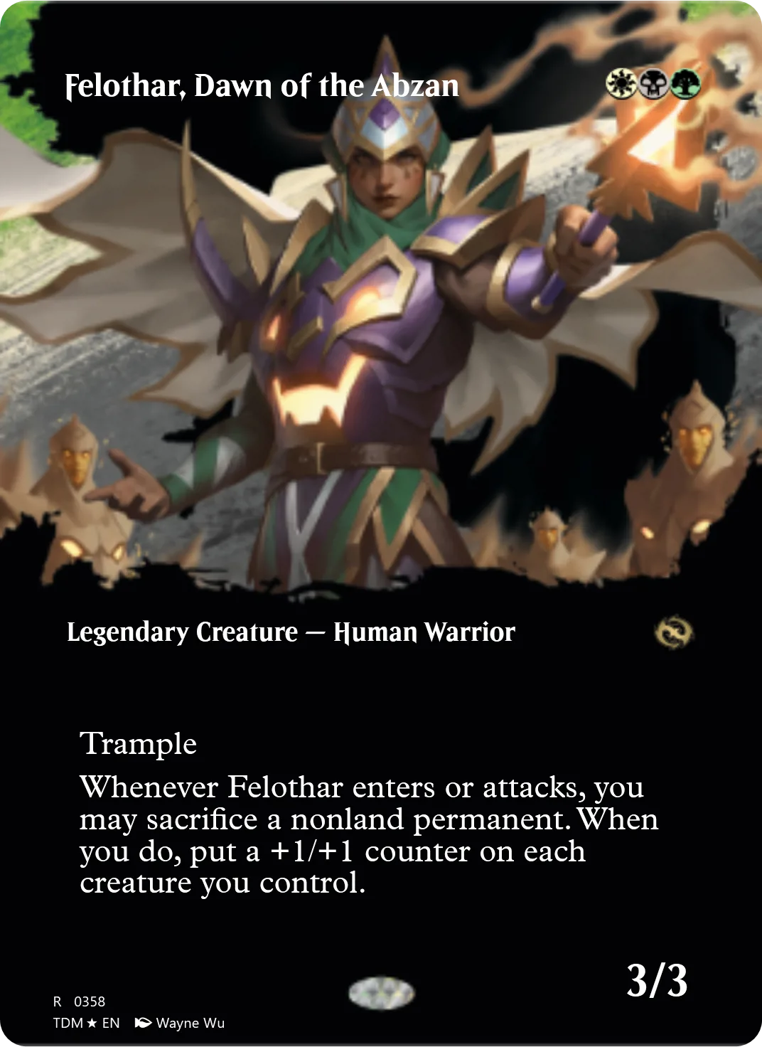 Felothar, Dawn of the Abzan