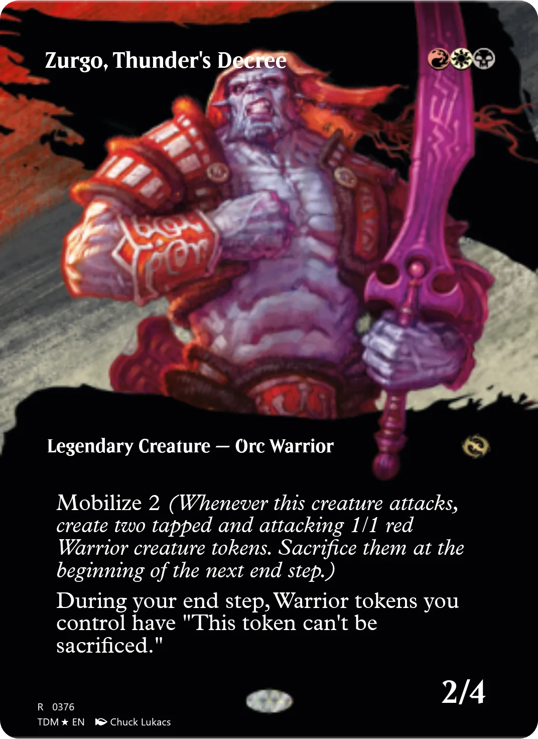 Zurgo, Thunder's Decree