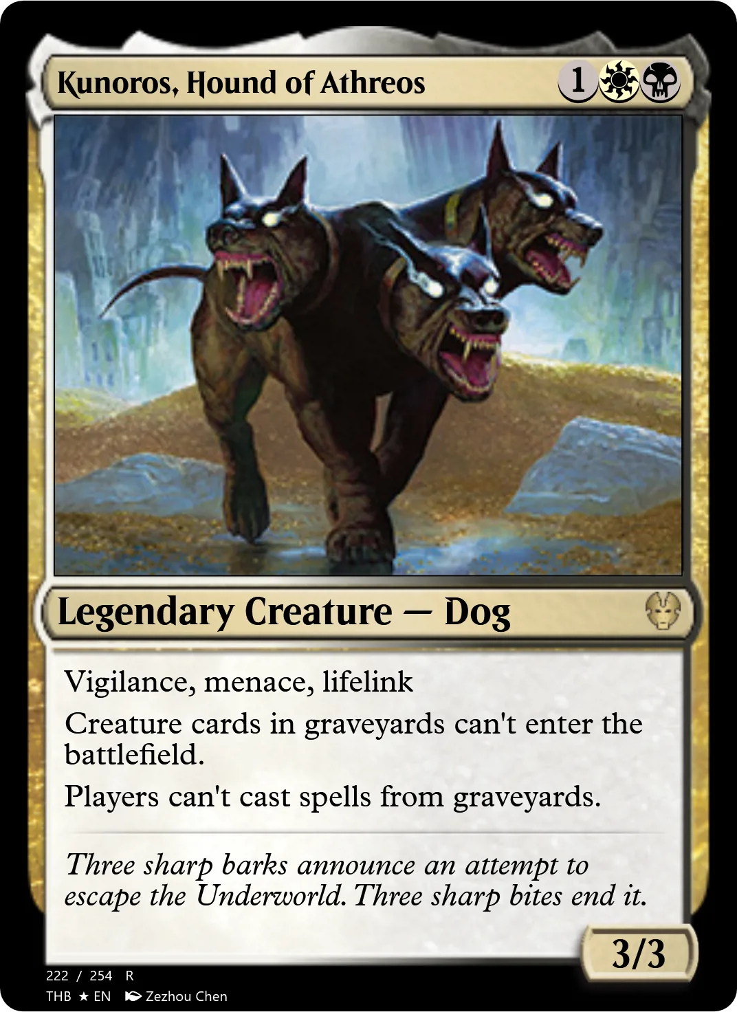 Kunoros, Hound of Athreos