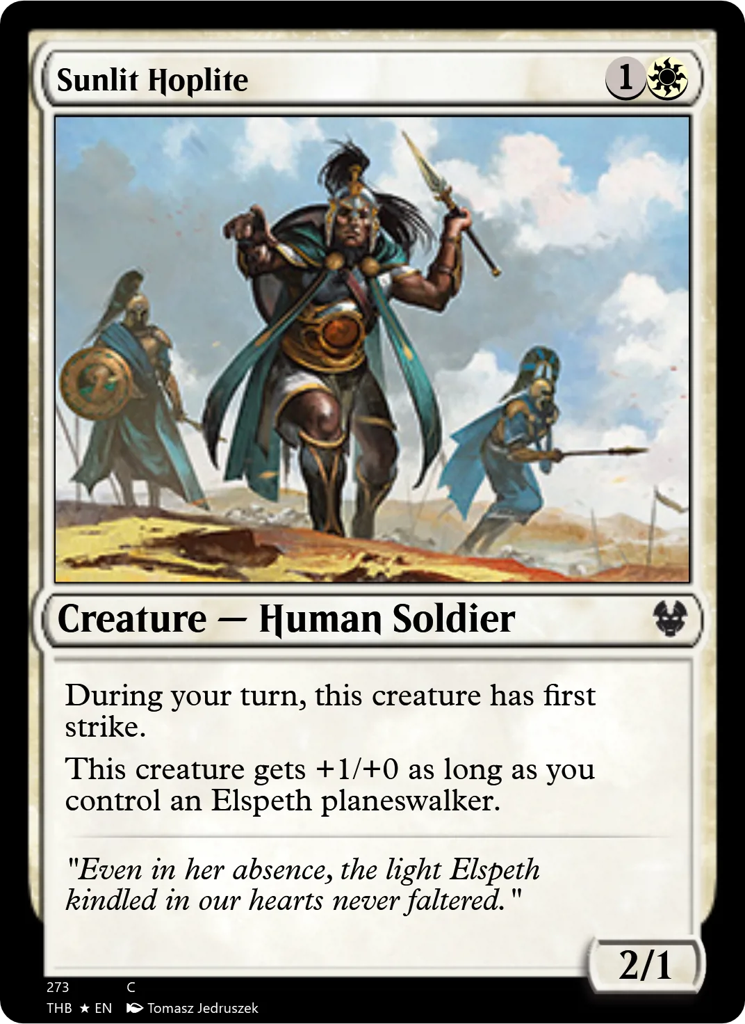 Sunlit Hoplite