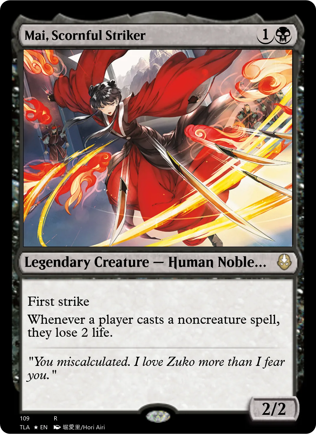 Mai, Scornful Striker