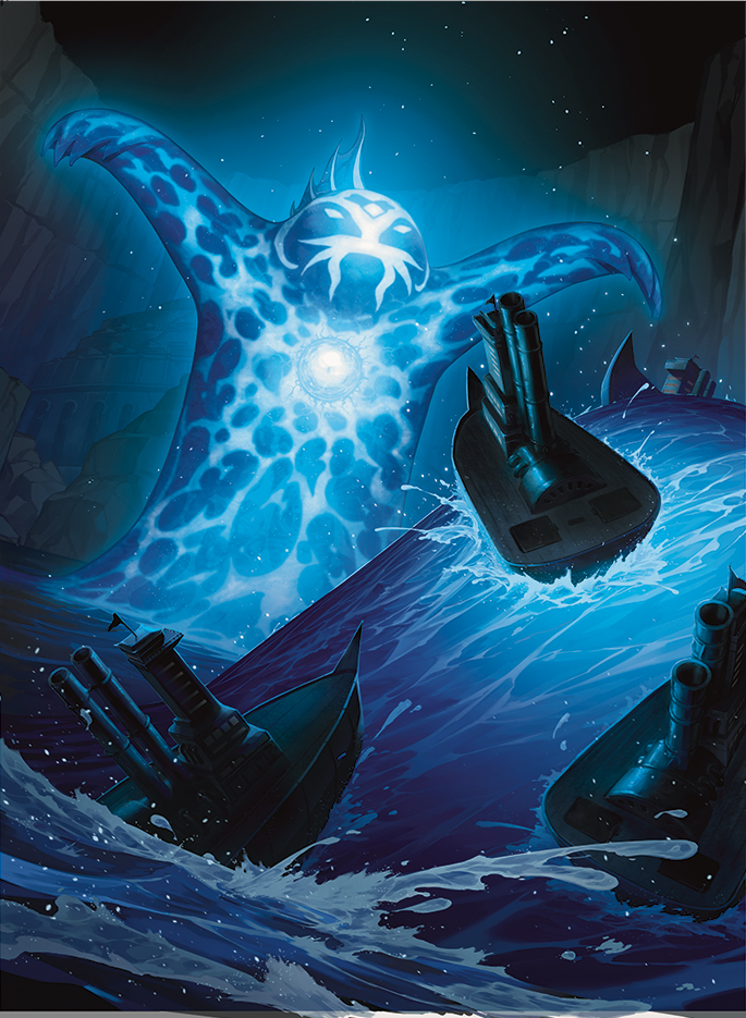 Aang and La, Ocean's Fury
