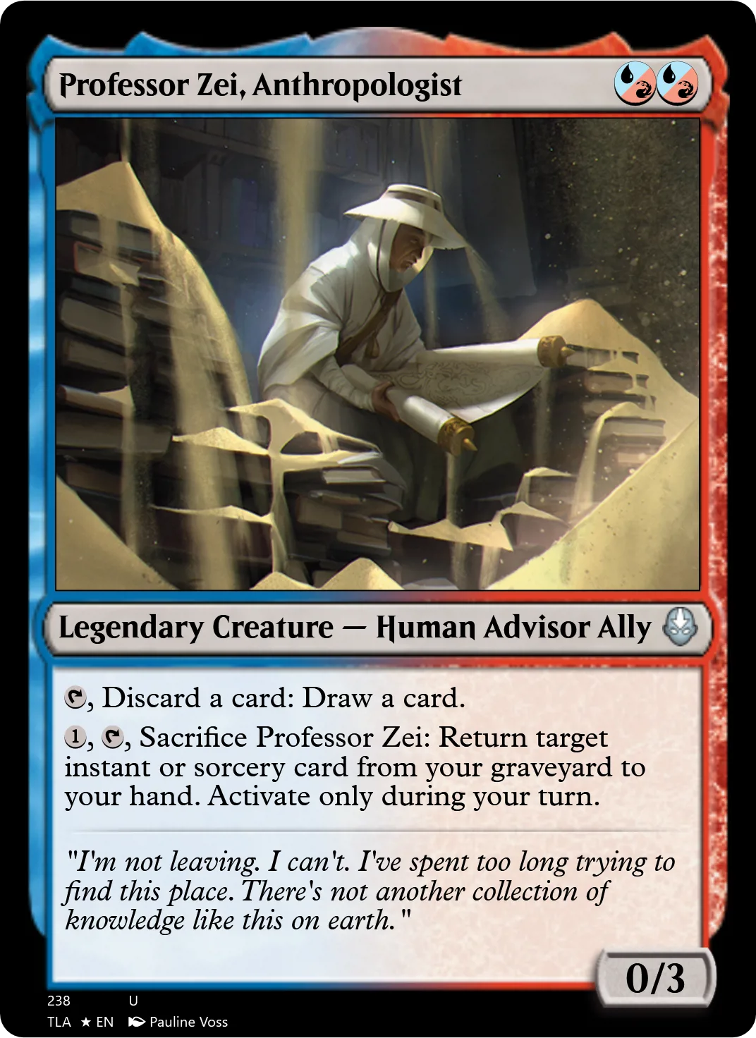 Professor Zei, Anthropologist