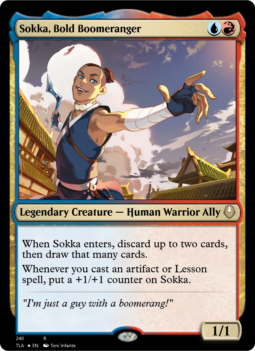Sokka, Bold Boomeranger