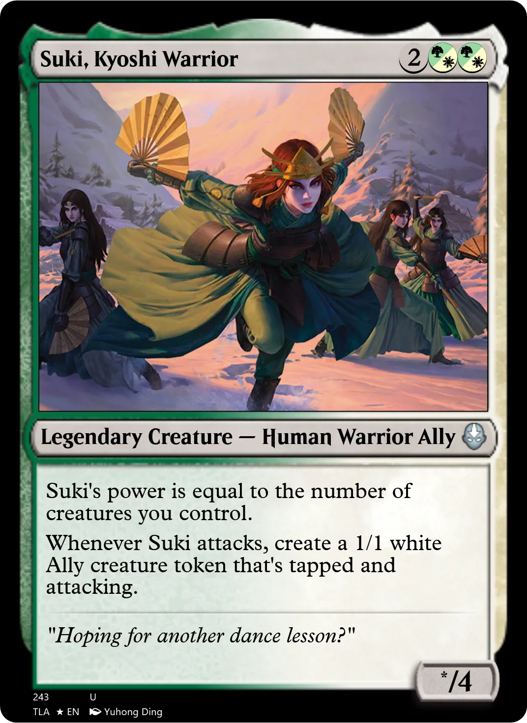 Suki, Kyoshi Warrior