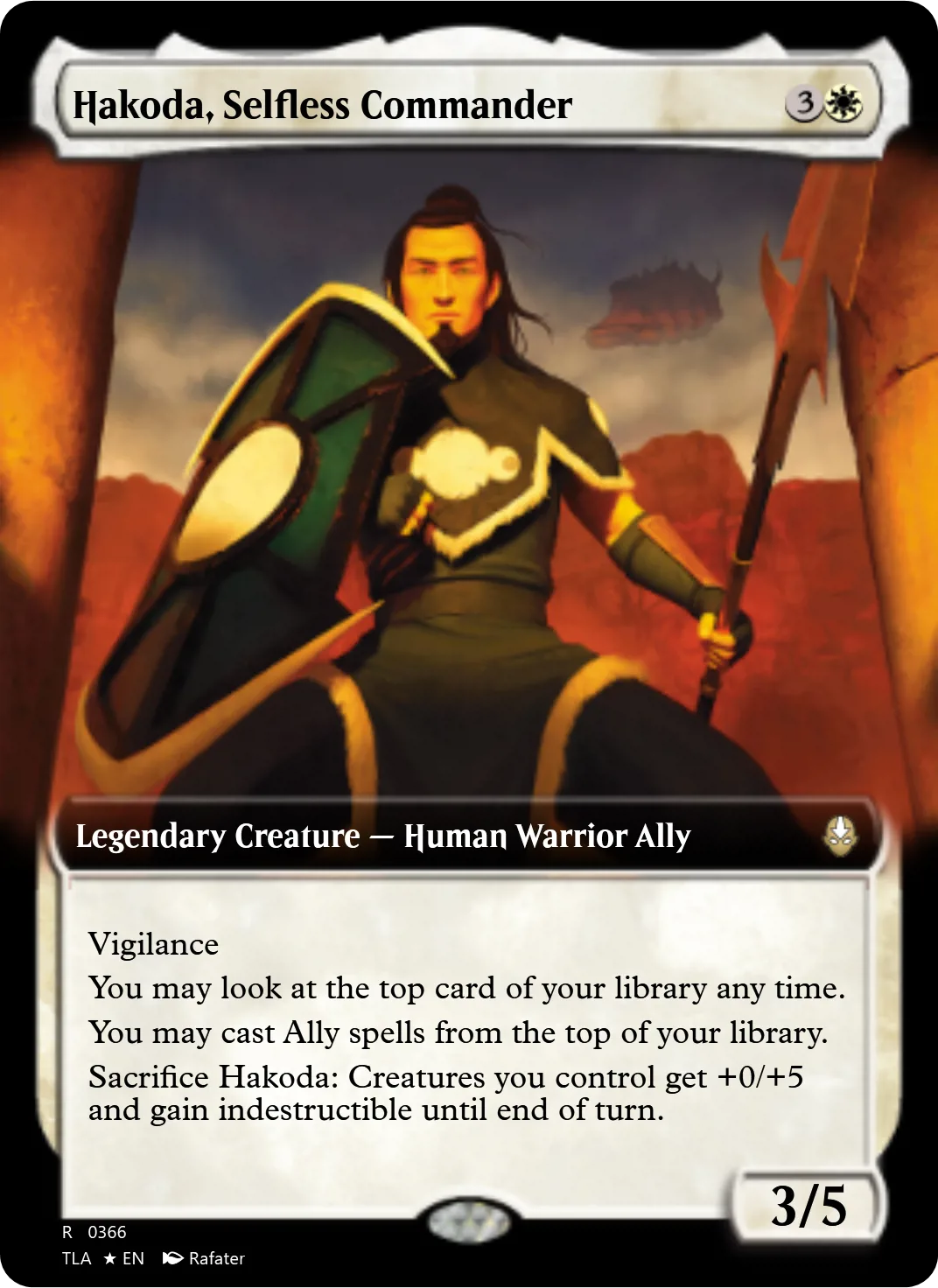 Hakoda, Selfless Commander