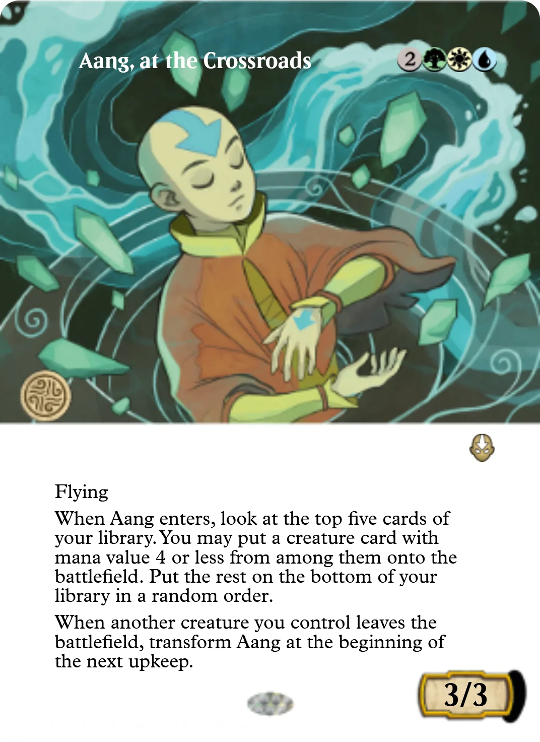 Aang, at the Crossroads