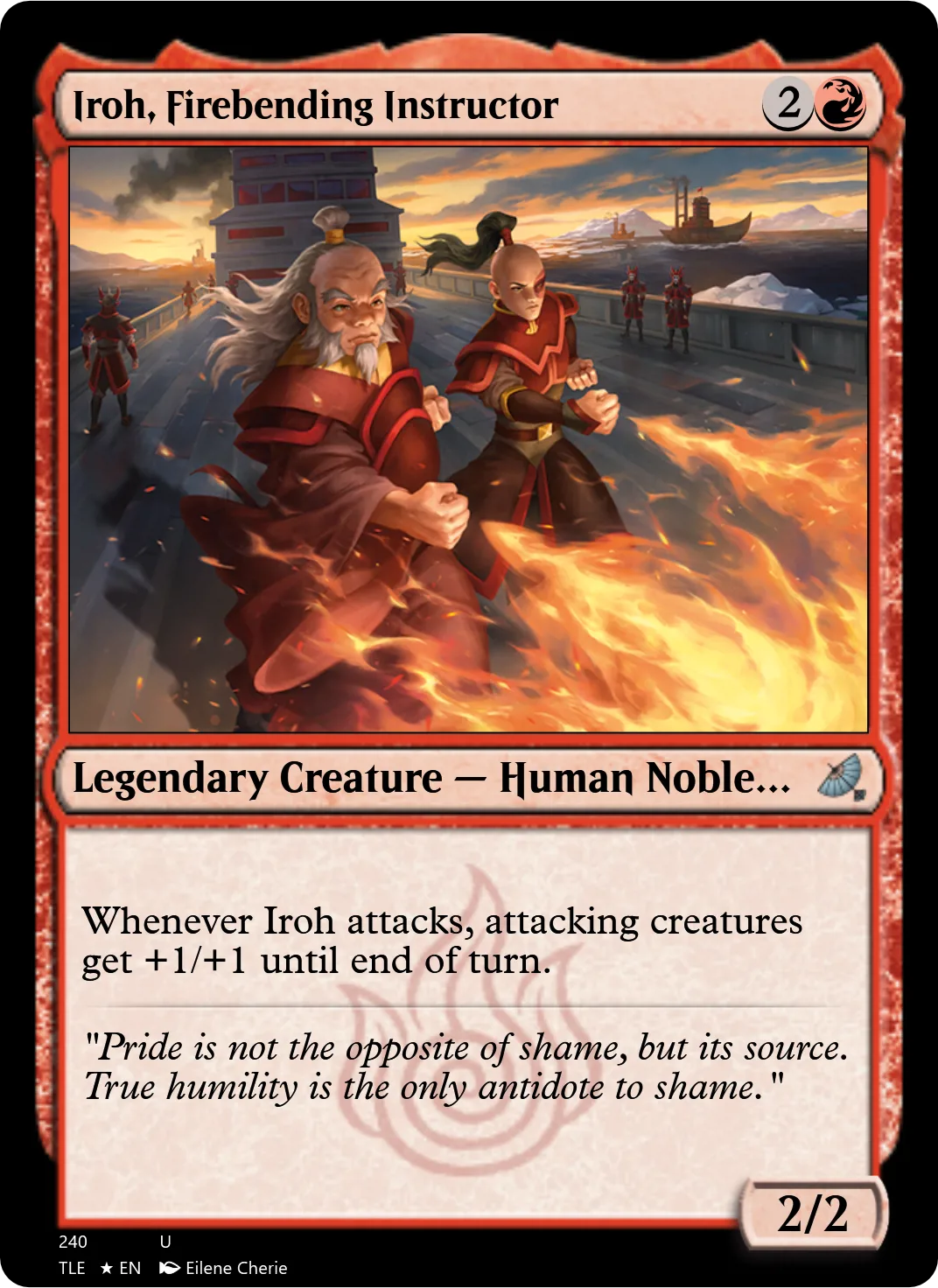 Iroh, Firebending Instructor