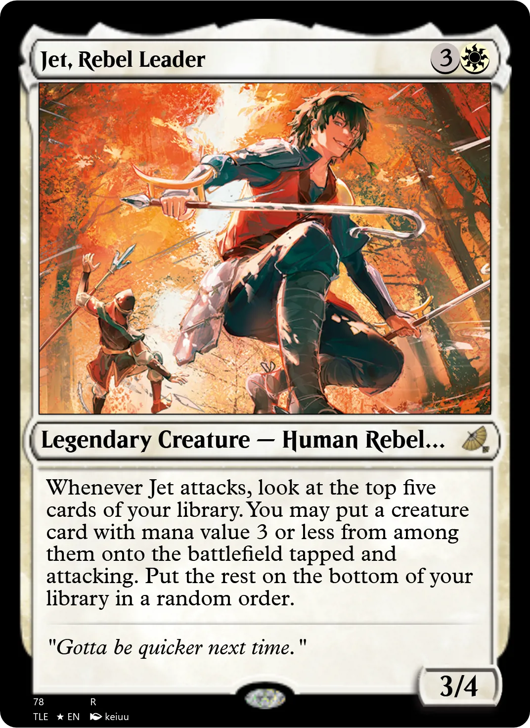 Jet, Rebel Leader