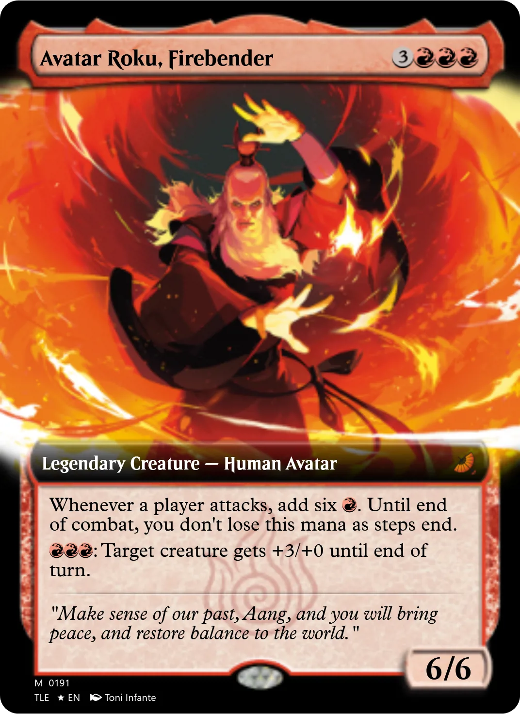 Avatar Roku, Firebender