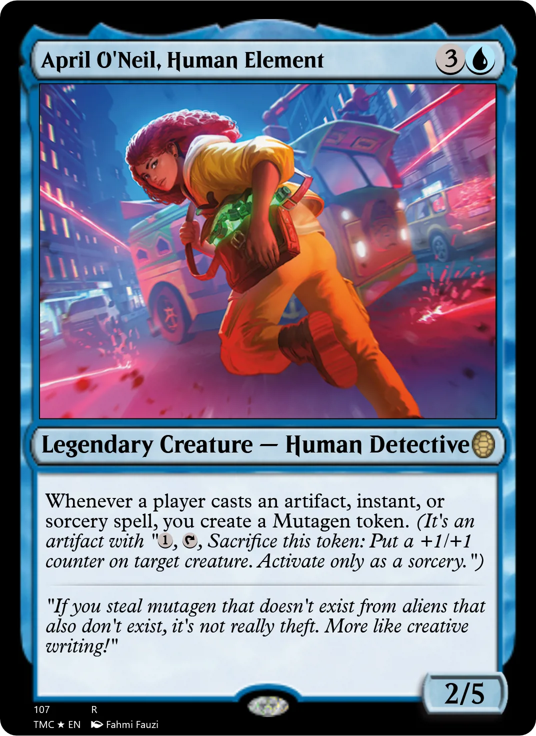April O'Neil, Human Element