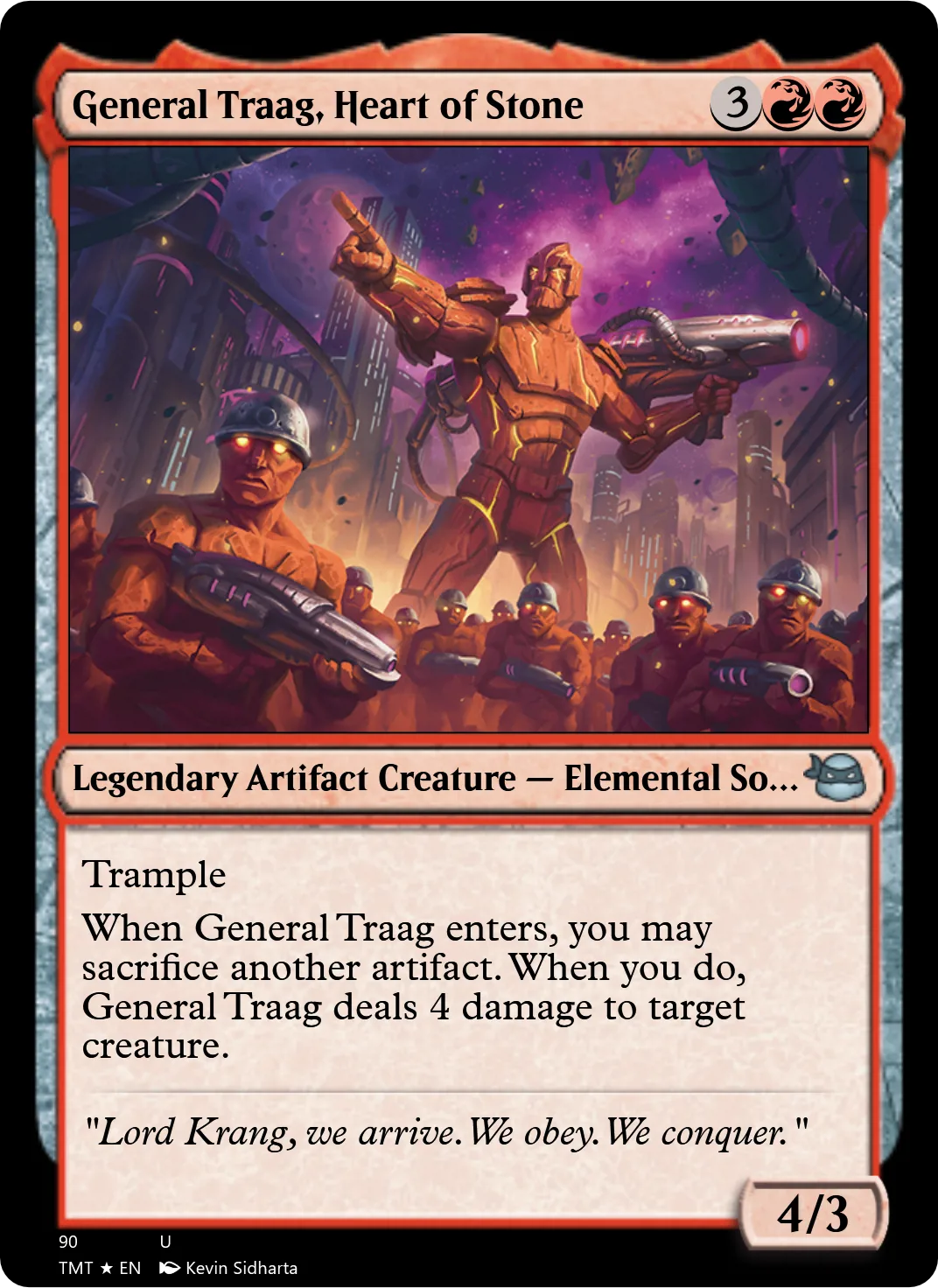 General Traag, Heart of Stone
