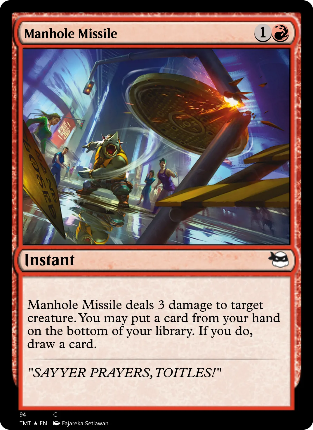 Manhole Missile