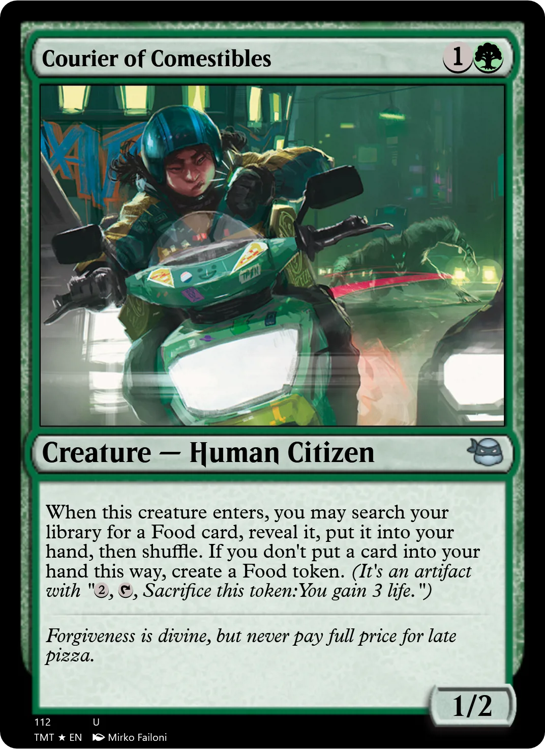 Courier of Comestibles