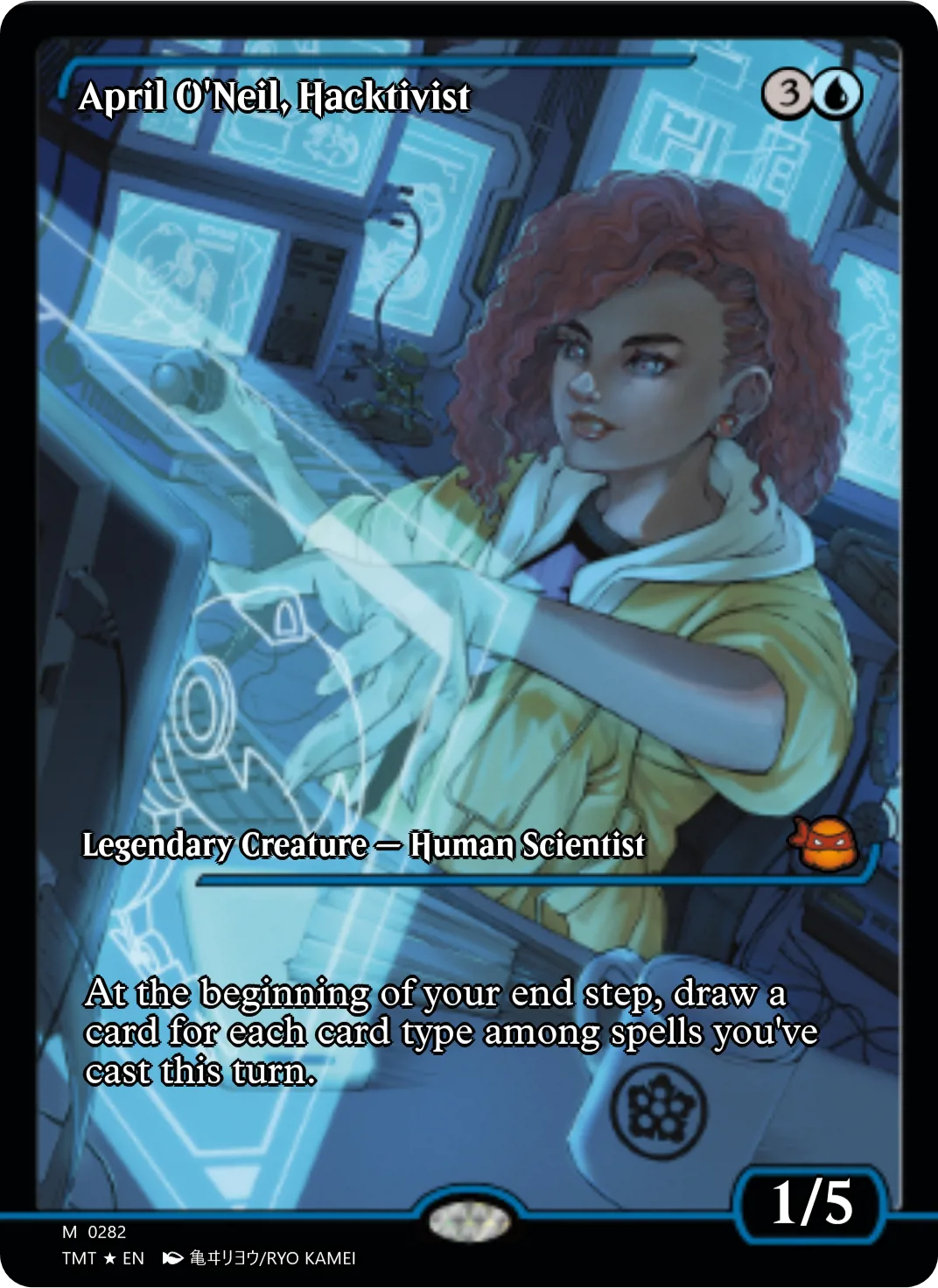 April O'Neil, Hacktivist