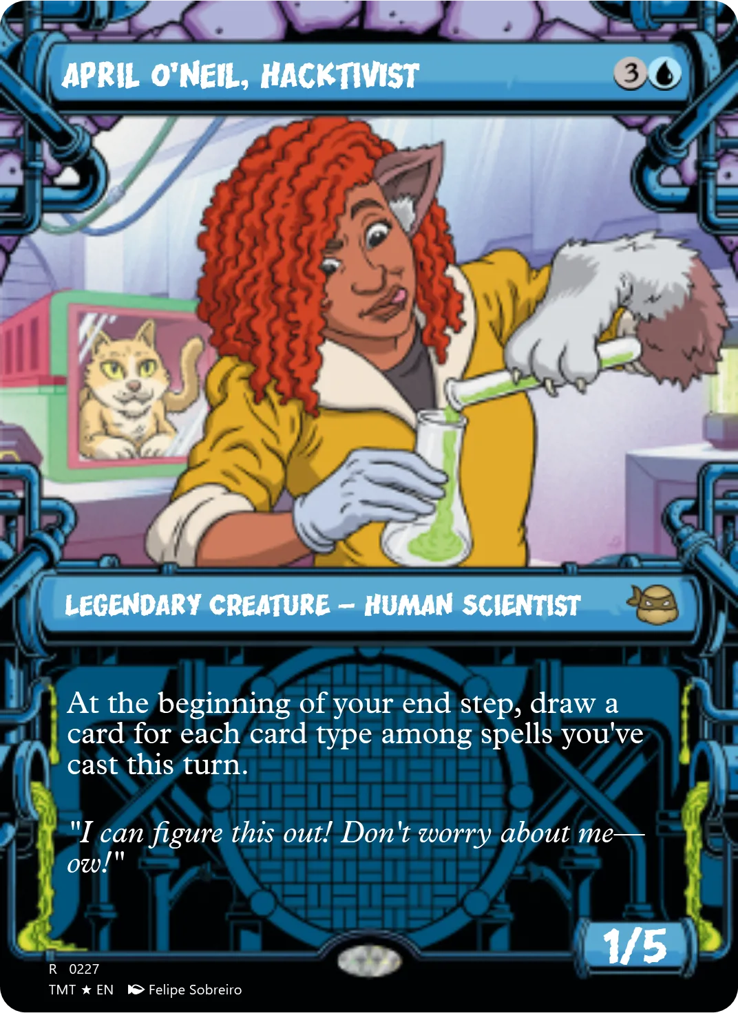 April O'Neil, Hacktivist