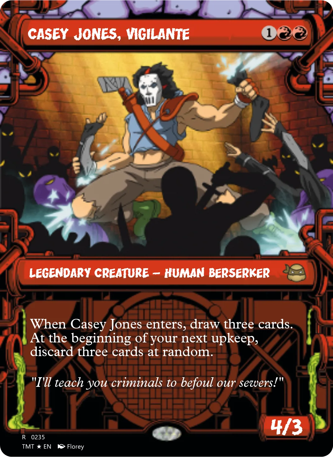 Casey Jones, Vigilante