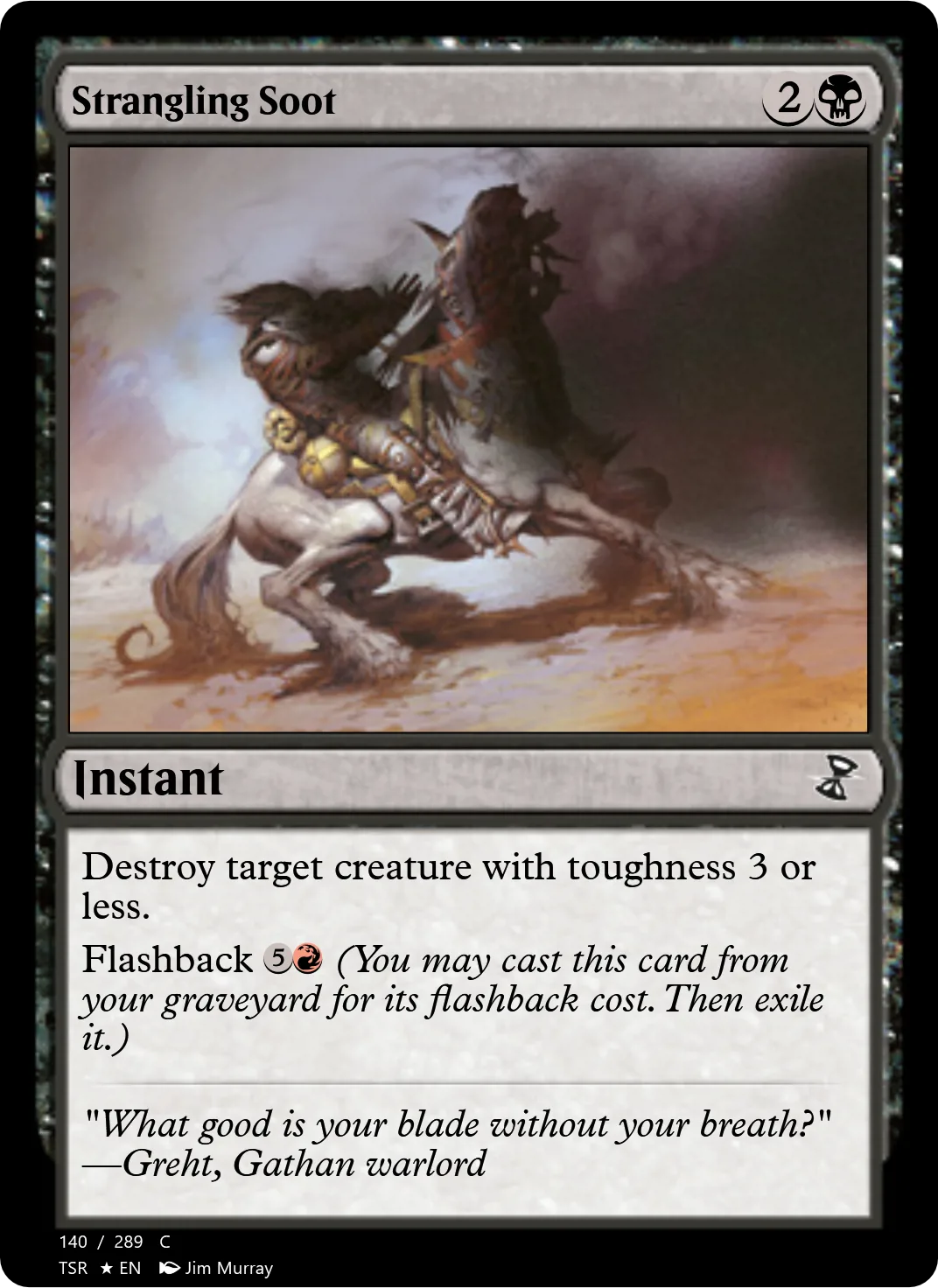 Strangling Soot