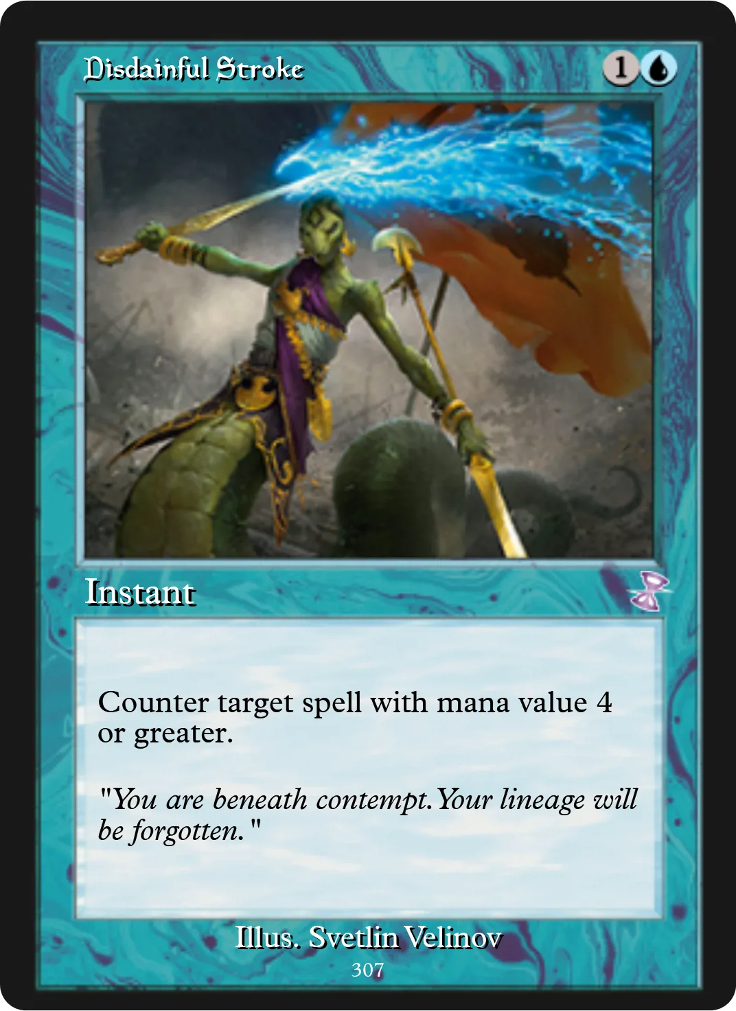 Disdainful Stroke