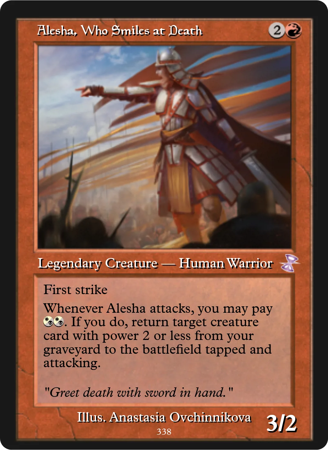 Alesha, Who Smiles at Death
