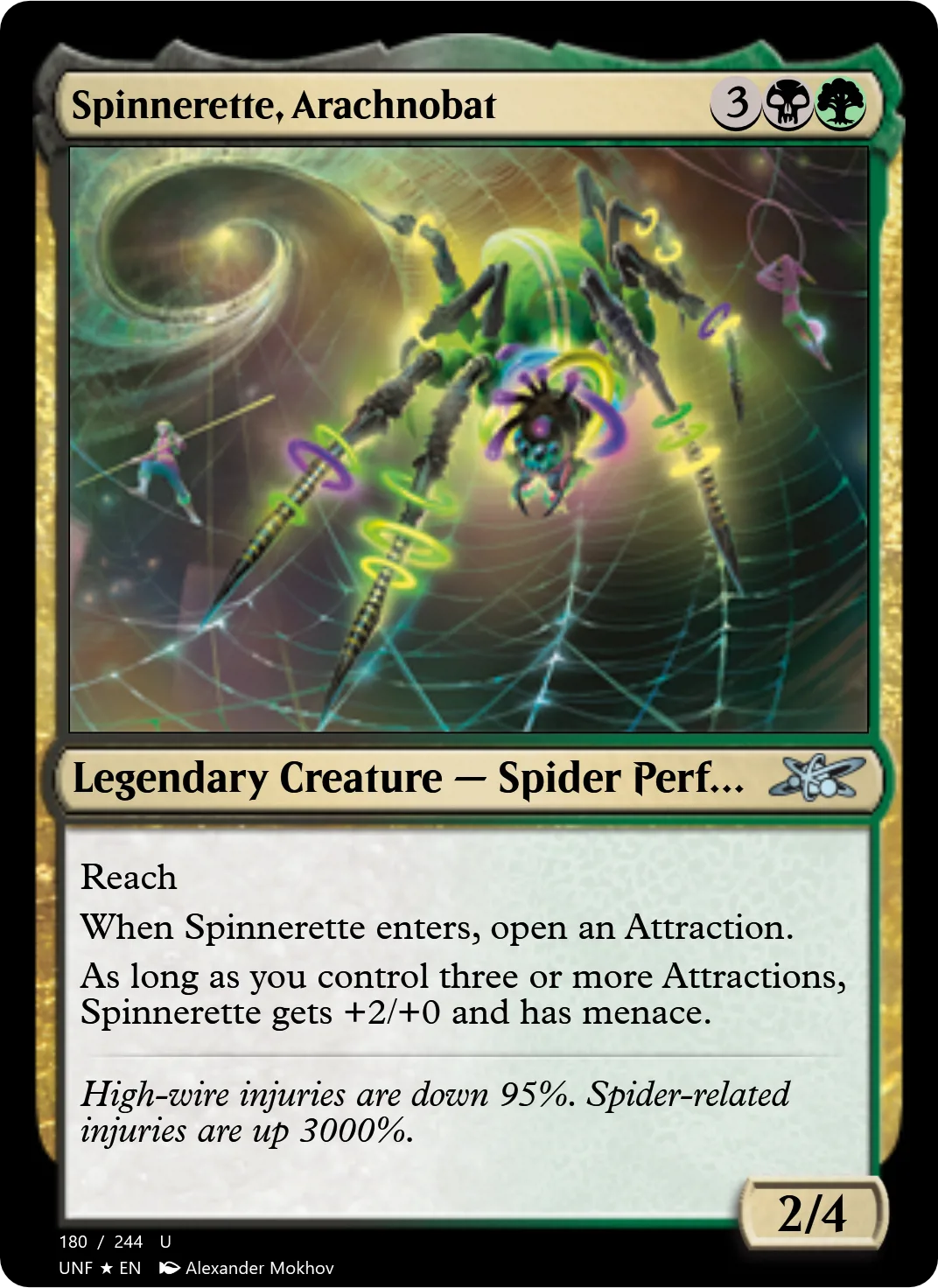 Spinnerette, Arachnobat