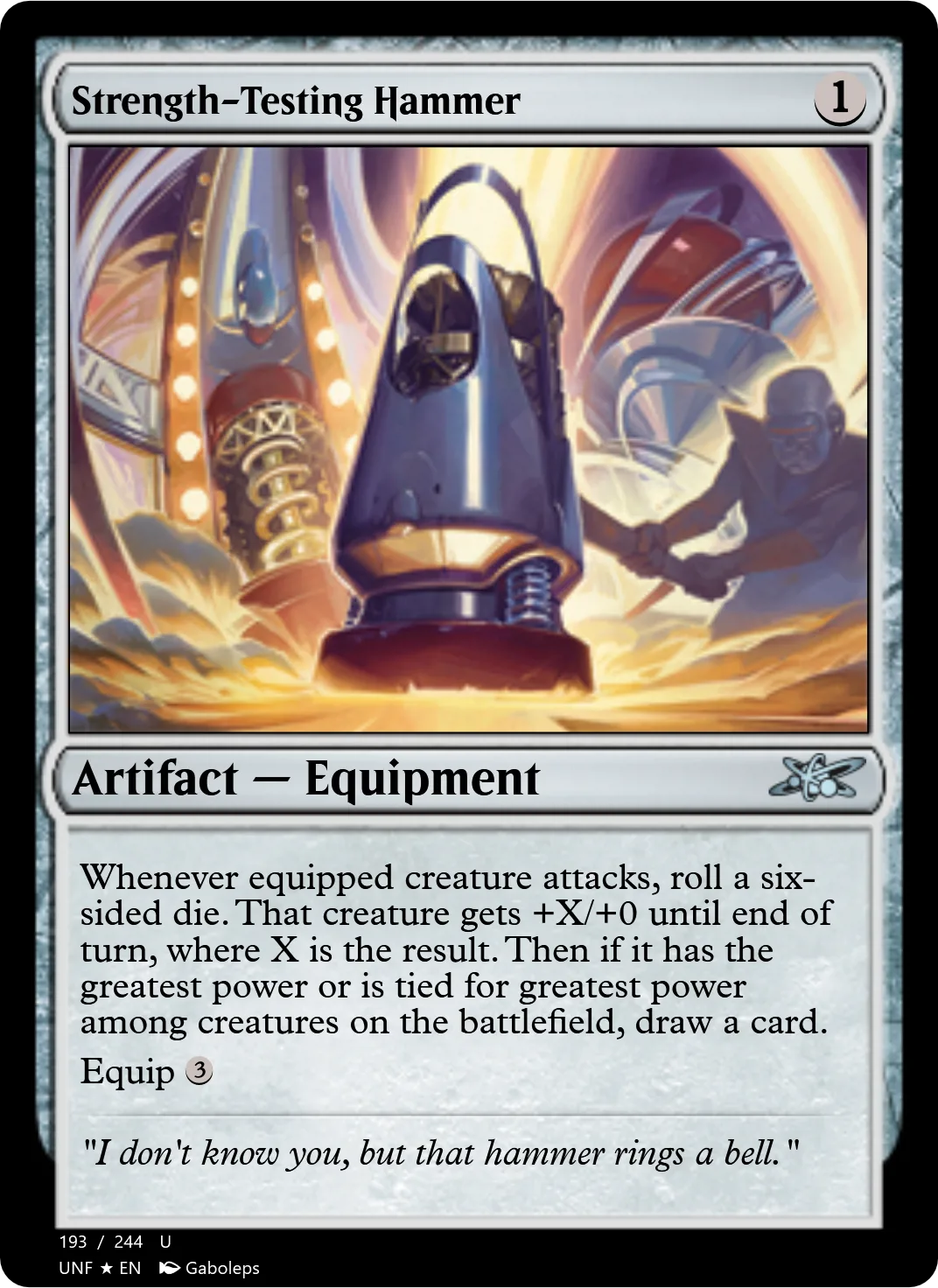 Strength-Testing Hammer