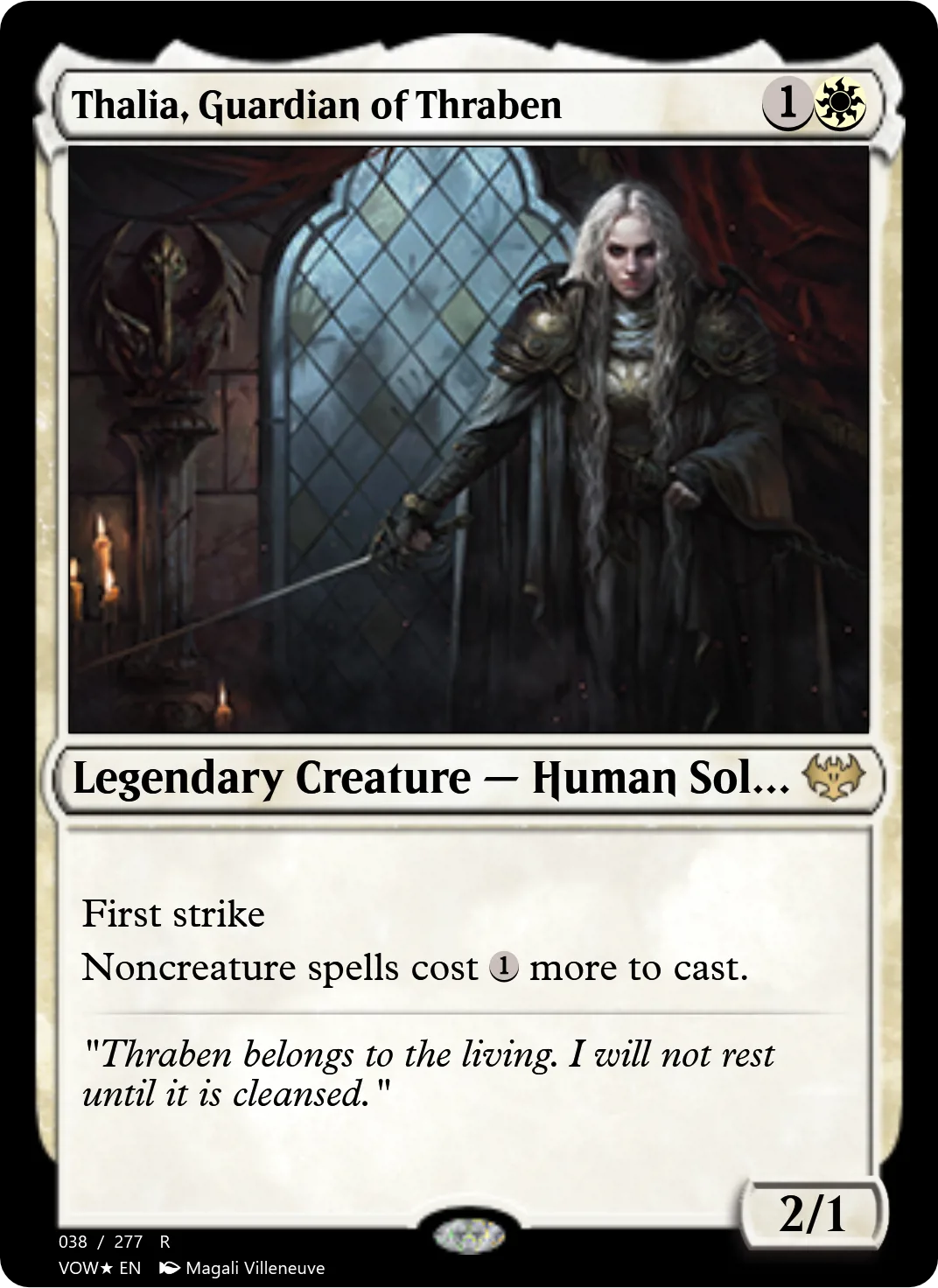 Thalia, Guardian of Thraben