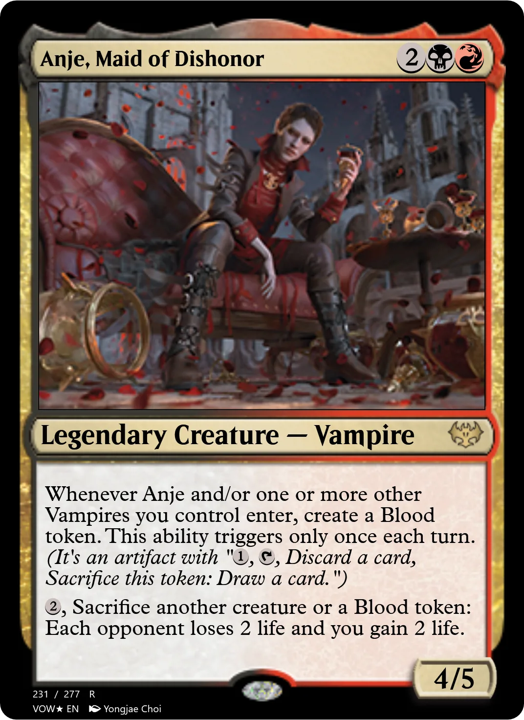 Anje, Maid of Dishonor