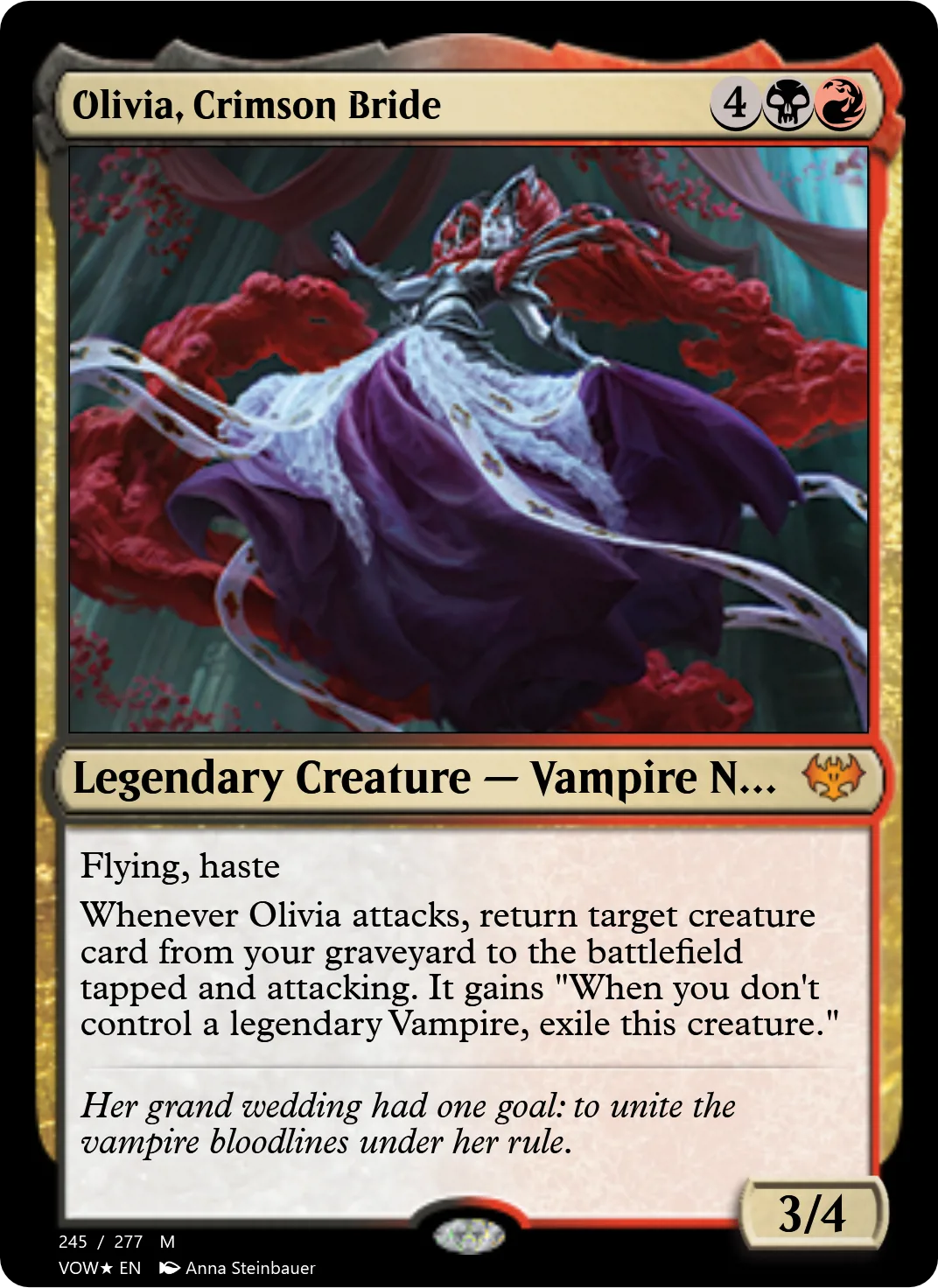 Olivia, Crimson Bride