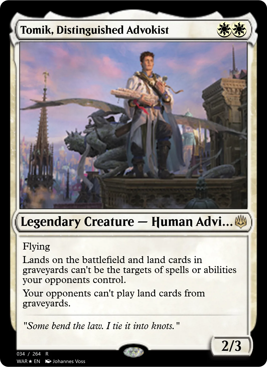 Tomik, Distinguished Advokist