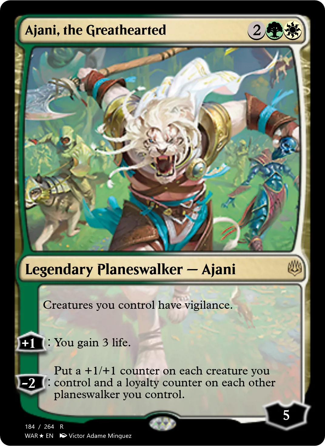 Ajani, the Greathearted