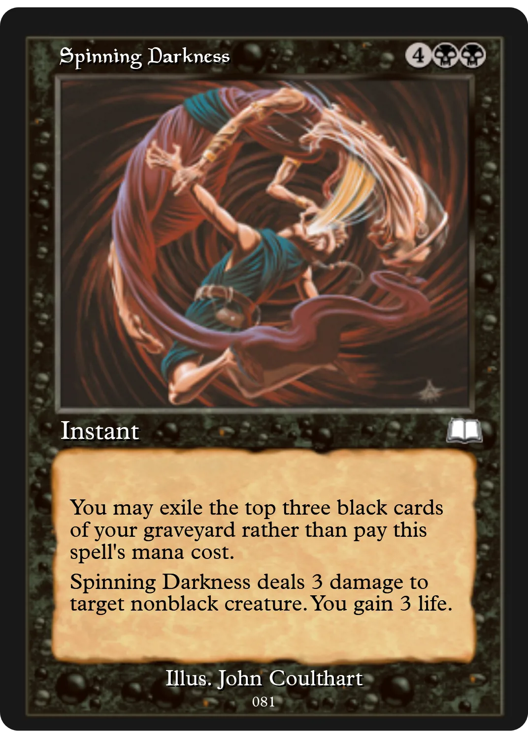 Spinning Darkness