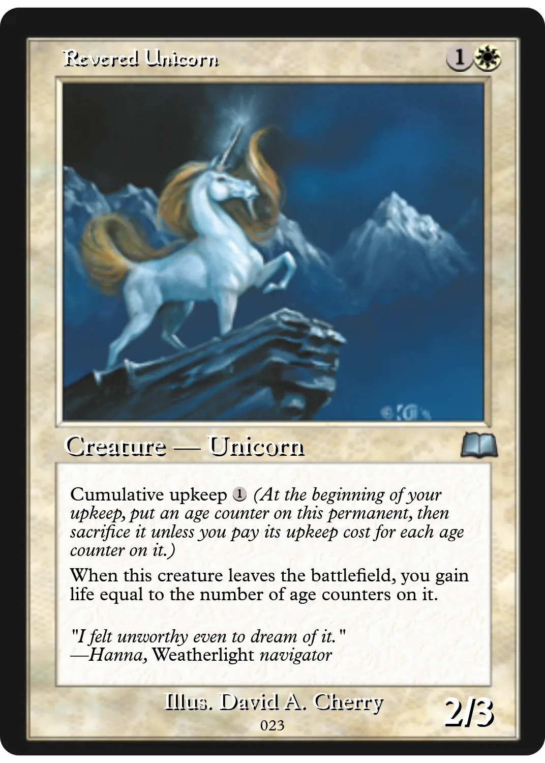 Revered Unicorn