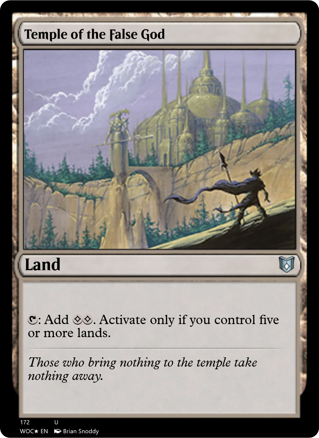 Temple of the False God