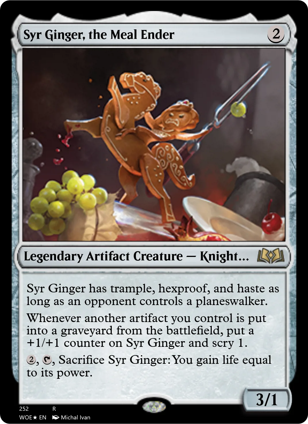 Syr Ginger, the Meal Ender