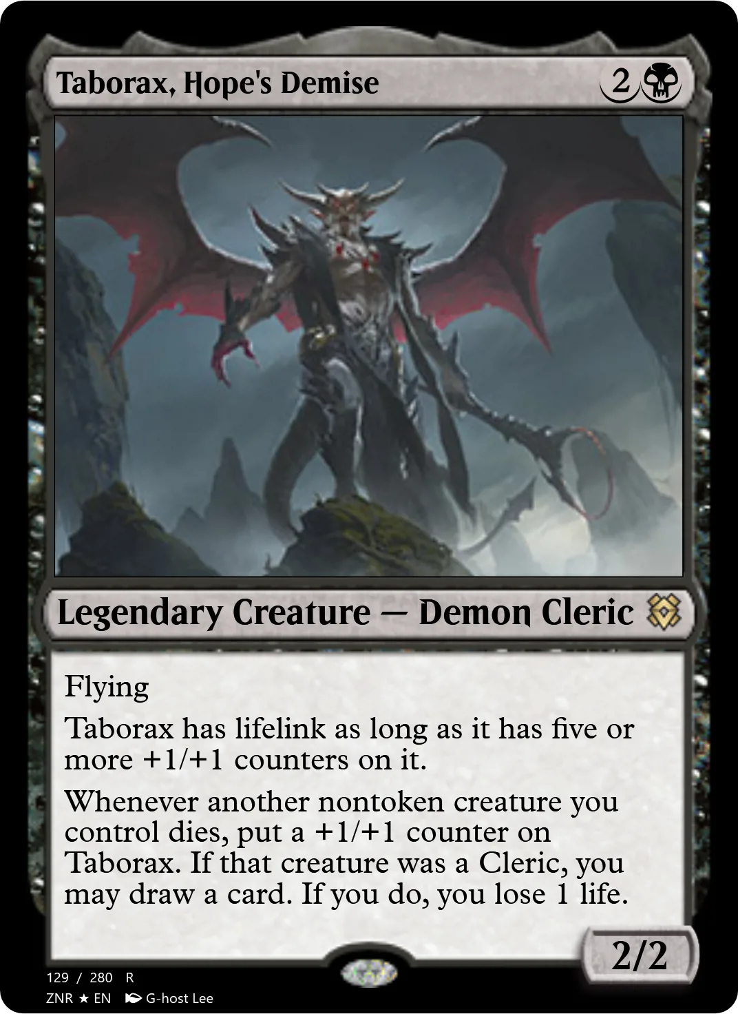 Taborax, Hope's Demise