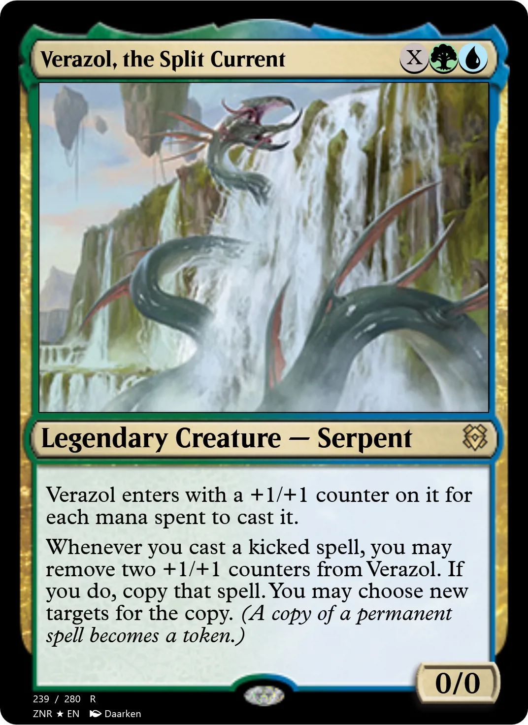 Verazol, the Split Current