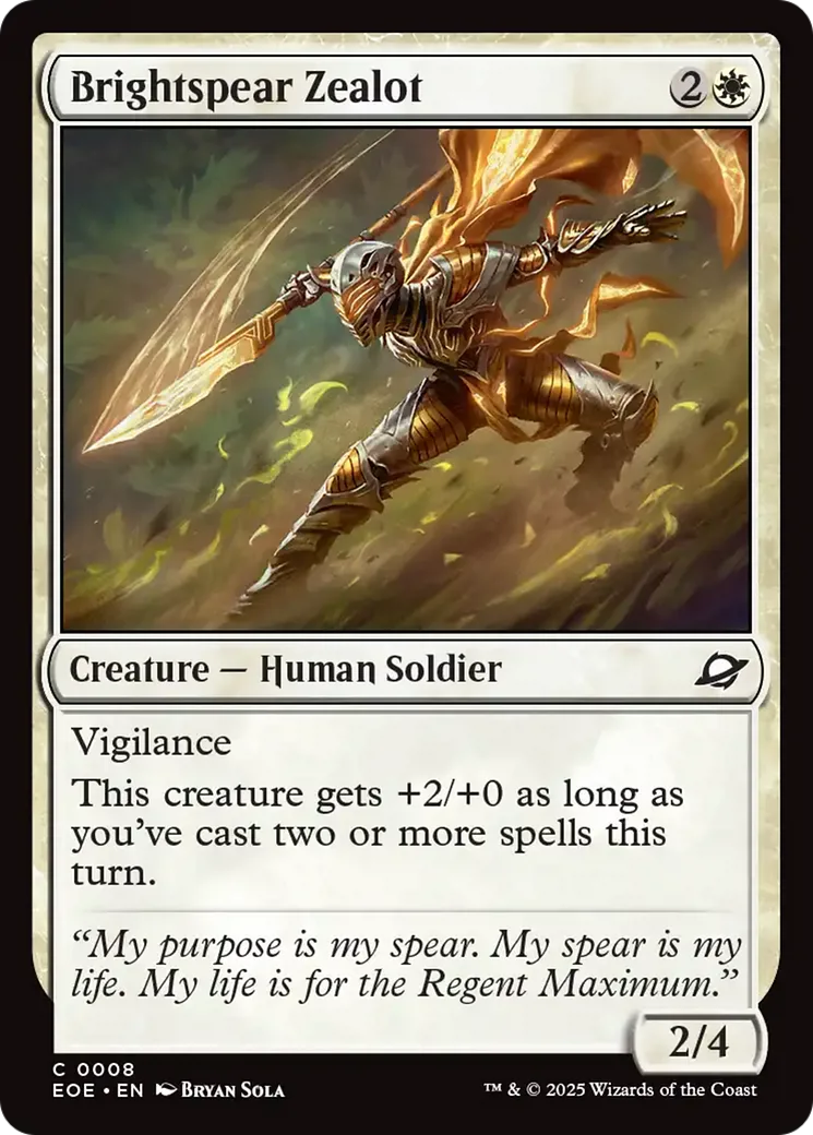 Brightspear Zealot