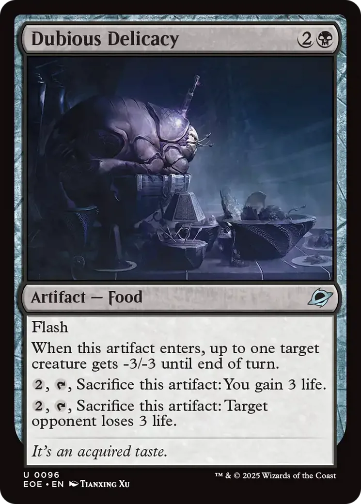 Dubious Delicacy