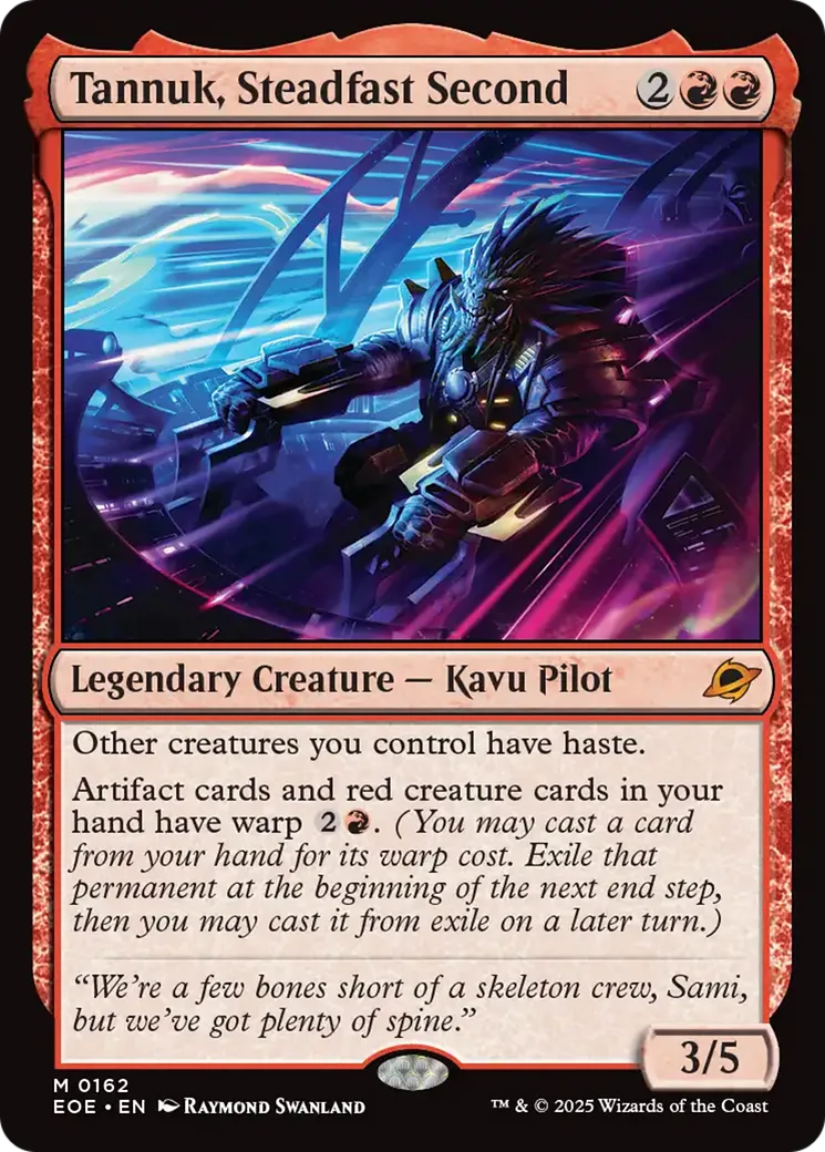 Tannuk, Steadfast Second