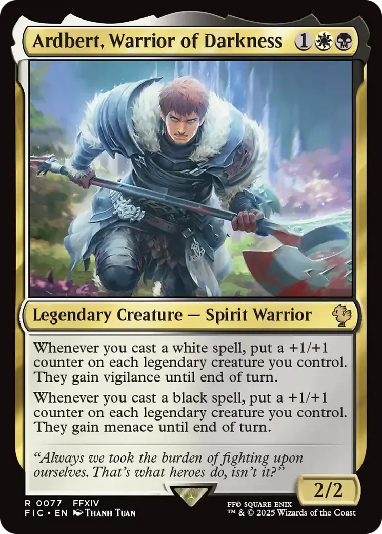 Ardbert, Warrior of Darkness
