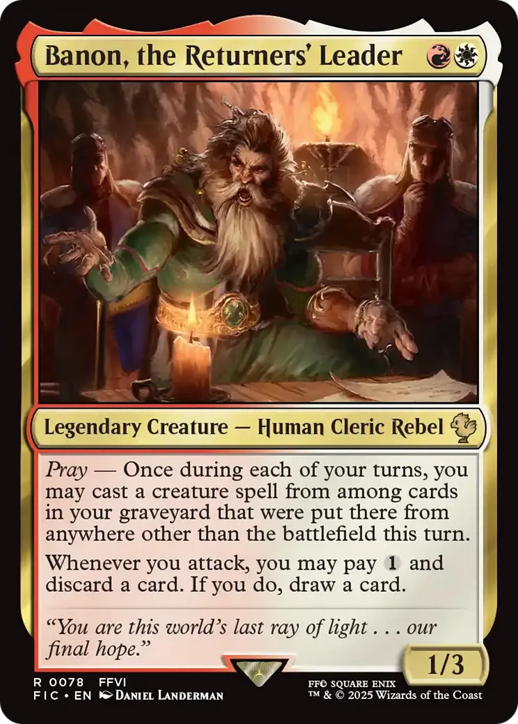 Banon, the Returners' Leader