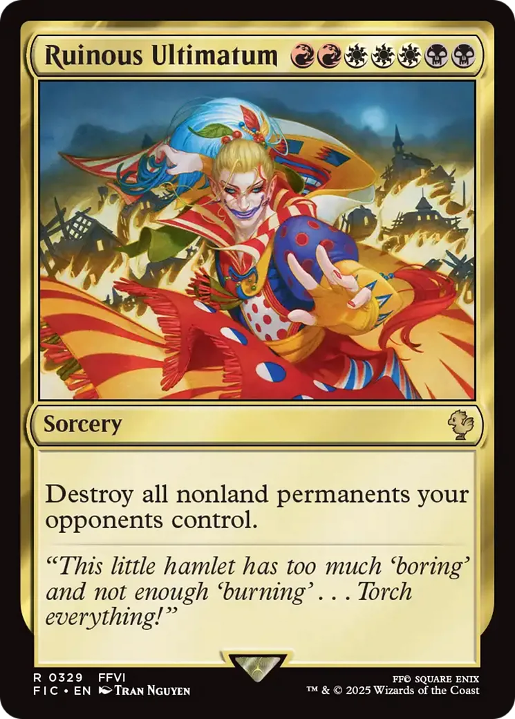 Ruinous Ultimatum
