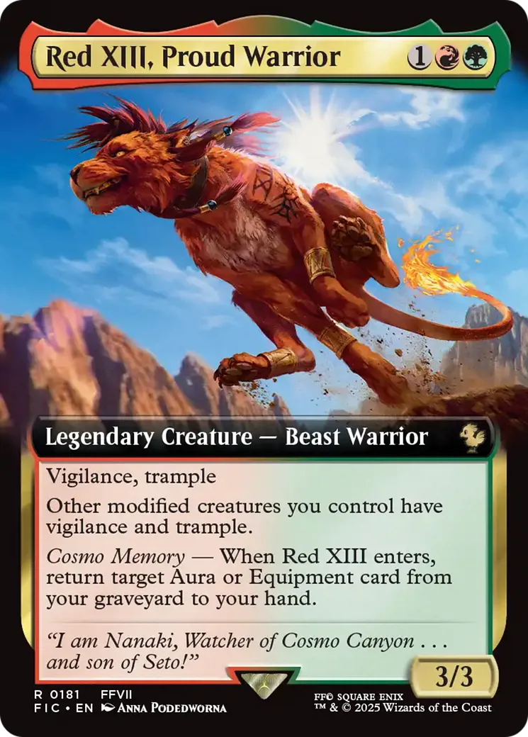 Red XIII, Proud Warrior