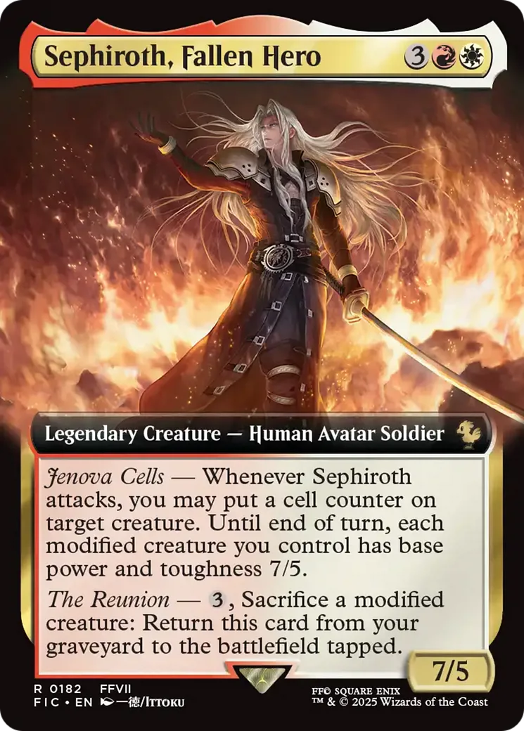 Sephiroth, Fallen Hero
