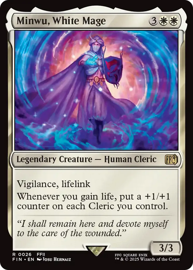 Minwu, White Mage