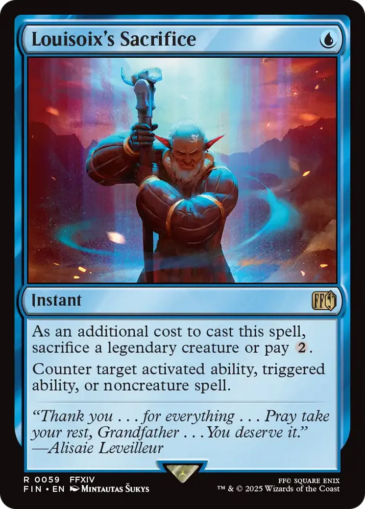 Louisoix's Sacrifice