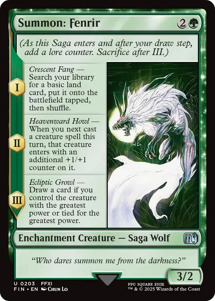 Summon: Fenrir
